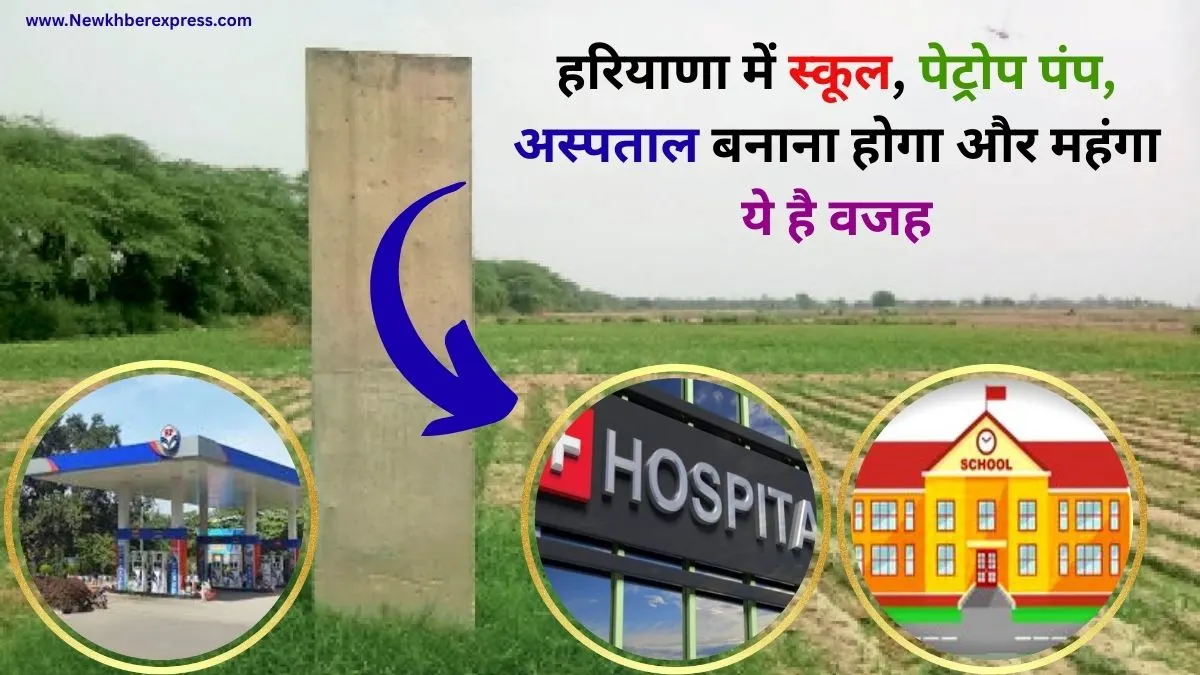 Haryana agriculture land commercial activity EDC charge started property expensive