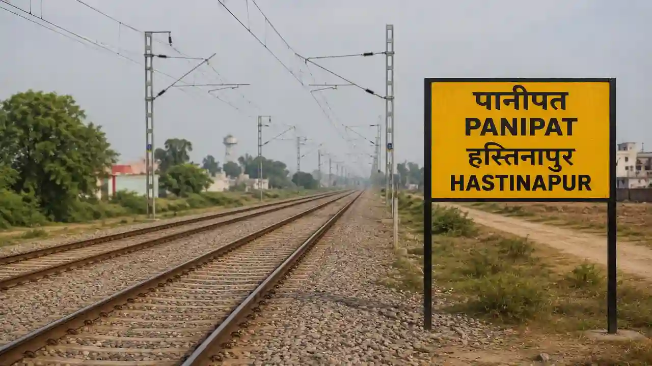 New Railway Line Panipat Hastinapur : पानीपत से हस्तिनापुर तक बिछेगी नई रेल लाइन, जल्द होगी जमीन एक्वायर