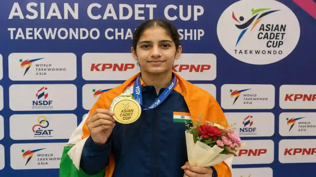 Jind Prachi Saini : जींद की प्राची सैनी ने एशियाई कैडेट कप में जीता गोल्ड मेडल, इंटरनेशनल लेवल पर बढ़ाया भारत का मान