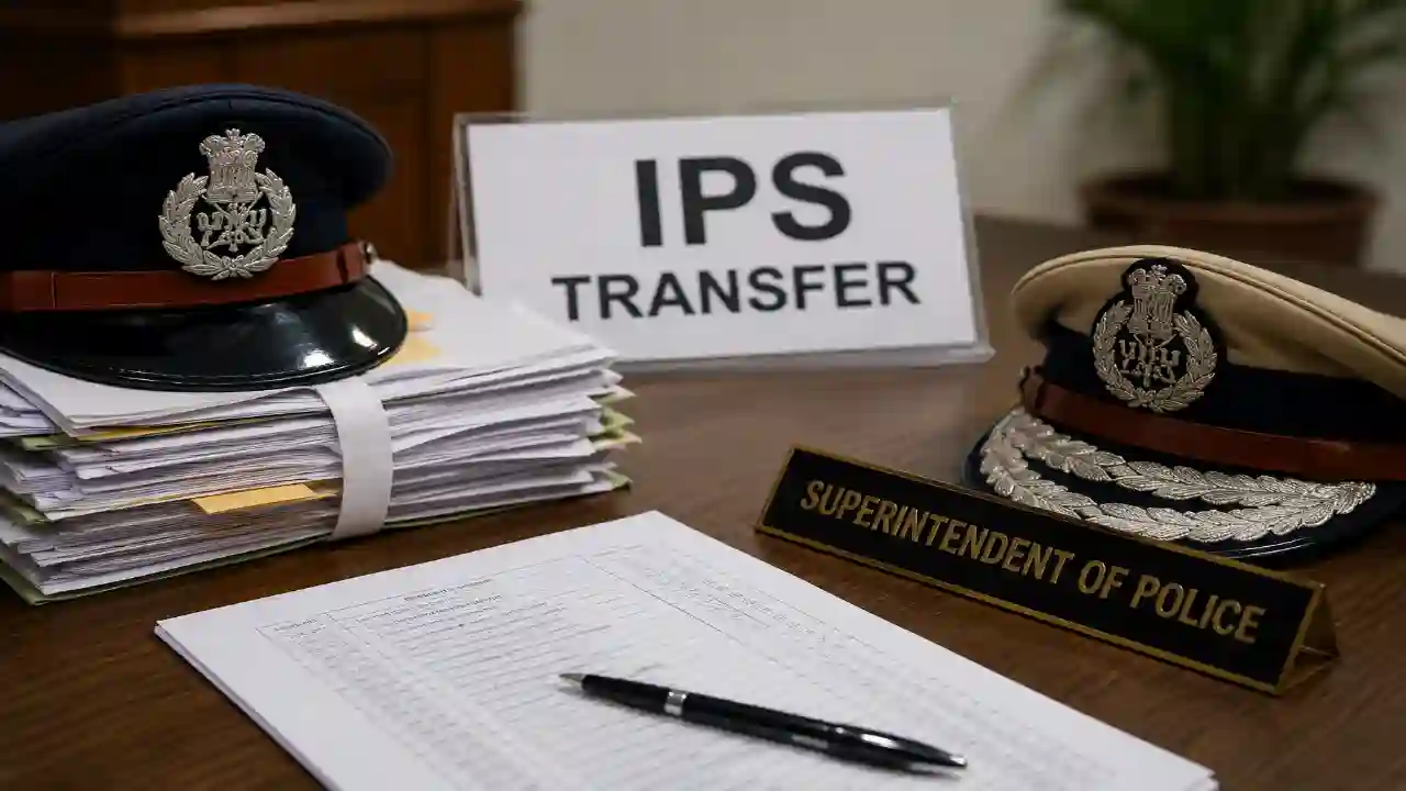 IPS Transfer : हरियाणा में IPS अफसरों के ट्रांसफर, कैथल को मिली नई SP