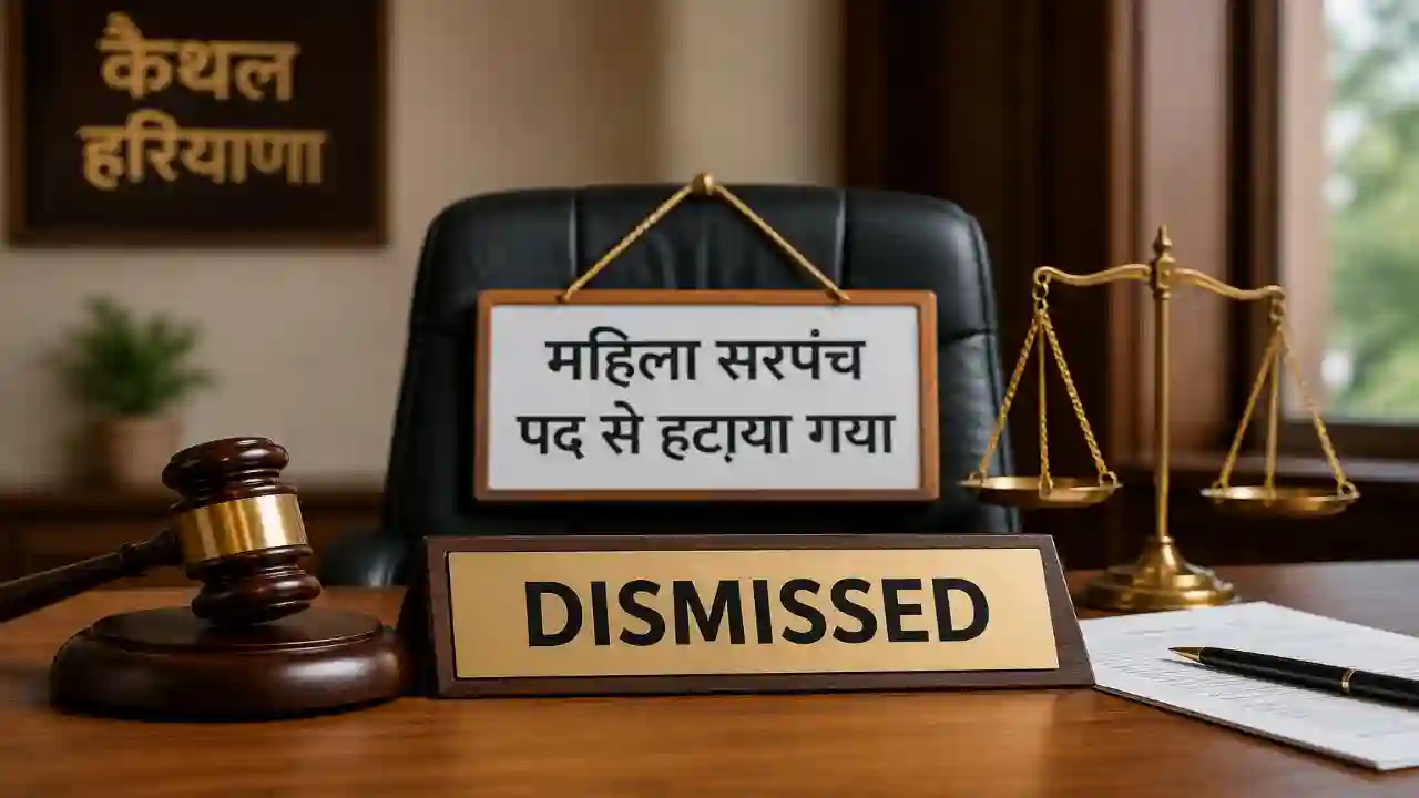 Kaithal Sarpanch Dismiss : कैथल में महिला सरपंच को पद से हटाया, सरपंची के साथ कर रही थी नौकरी, दोनों जगह ले रही थी मानदेय