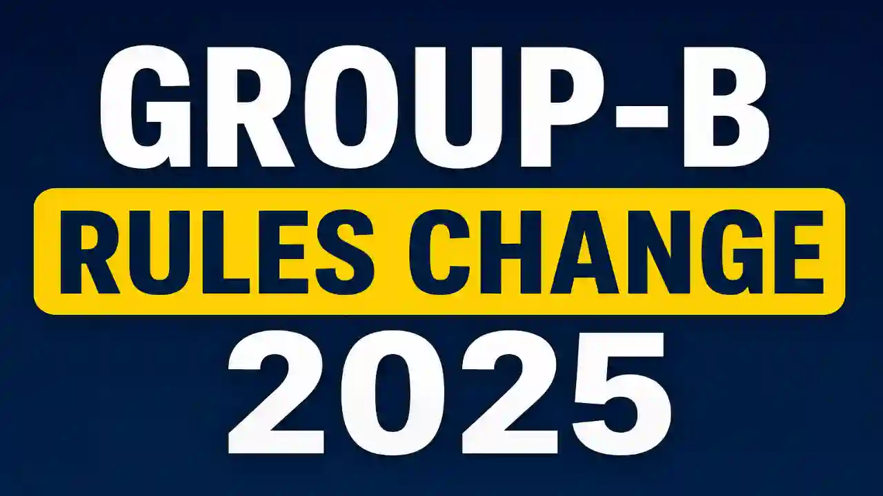 Group-B Rules Change 2025 : महिला एवं बाल विकास विभाग ने ग्रुप-B भर्ती नियमों में किया बड़ा बदलाव, हरियाणा में इन विभागों में लागू होगी हिंदी या संस्कृत