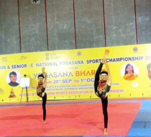 Jind Divine Yoga Center player Himanshu wins silver medal