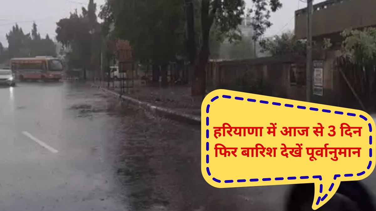 Haryana Mausam update weather today rain alert