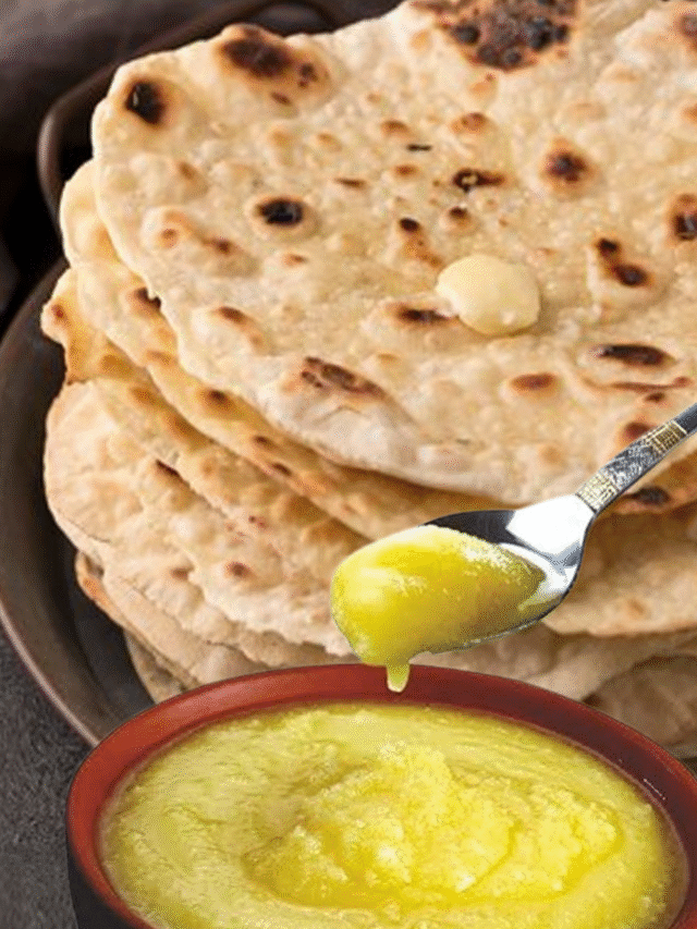 रोटी पर  घी लगाकर खाने से क्या बढ़ जाता है शुगर स्तर?