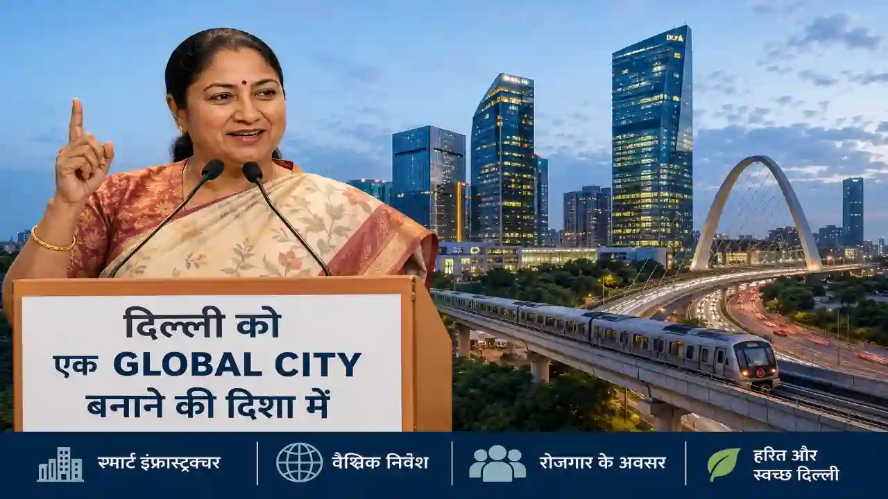 Delhi को एक Global City बनाने की दिशा में मुख्यमंत्री Rekha Gupta