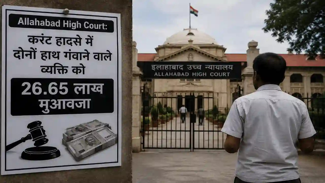 Allahabad High Court: करंट हादसे में दोनों हाथ गंवाने वाले व्यक्ति को 26.65 लाख मुआवजा