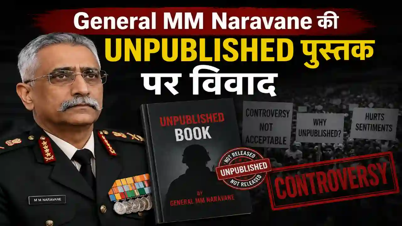 General MM Naravane की Unpublished पुस्तक पर विवाद
