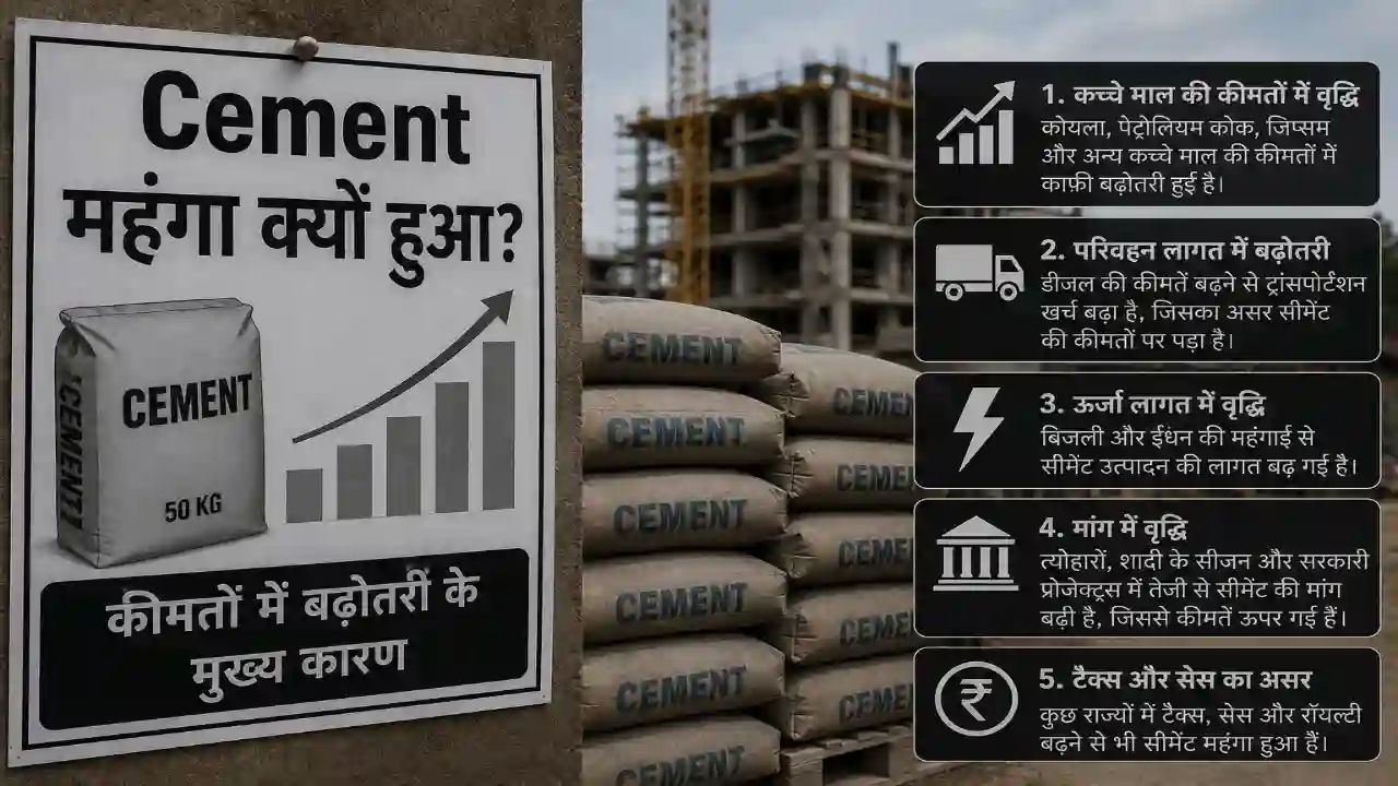Cement महंगा क्यों हुआ?