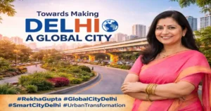 Delhi को एक Global City बनाने की दिशा में मुख्यमंत्री Rekha Gupta