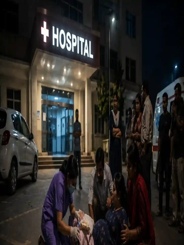 फरीदाबाद अस्पताल में लापरवाही! पार्किंग में करवानी पड़ी महिला की डिलीवरी
