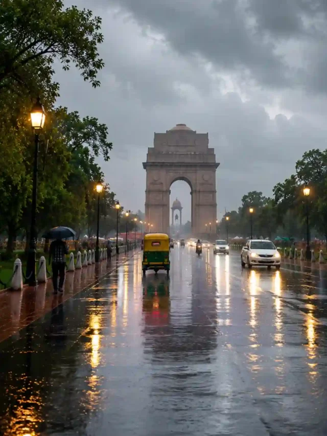 दिल्ली NCR में बारिश से मिली राहत, भीषण गर्मी के बीच बदला मौसम