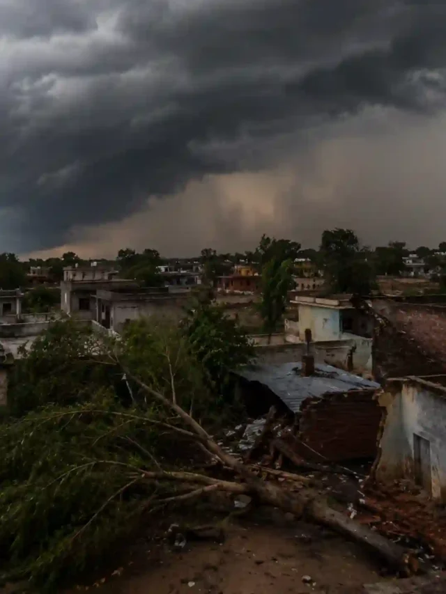नूंह के फिरोजपुर झिरका में तेज तूफान से भारी तबाही, कई मकान और बिजली व्यवस्था प्रभावित