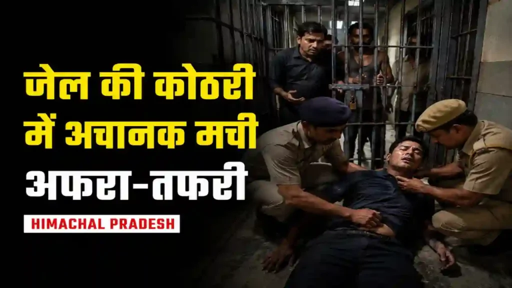 जेल की कोठरी में अचानक मची अफरा तफरी: Himachal Pradesh