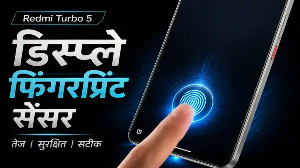 डिस्प्ले फिंगरप्रिंट सेंसर Redmi Turbo 5