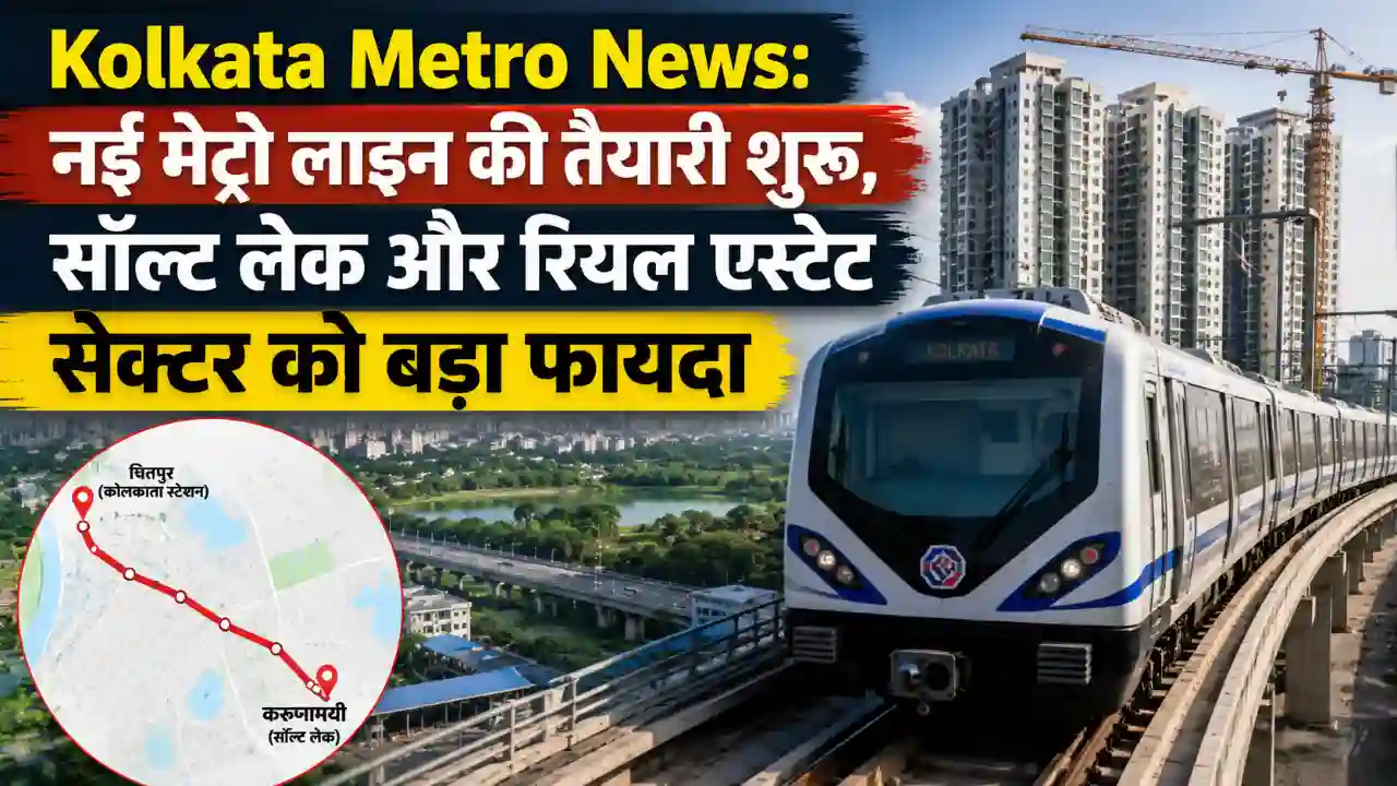Kolkata Metro News: 1 नई मेट्रो लाइन की तैयारी, Real Estate सेक्टर को मिलेगा लाभ