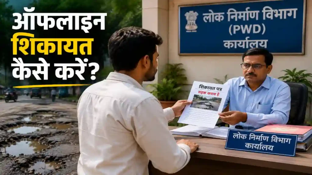 Road Complaint ऑफलाइन शिकायत कैसे करें?
