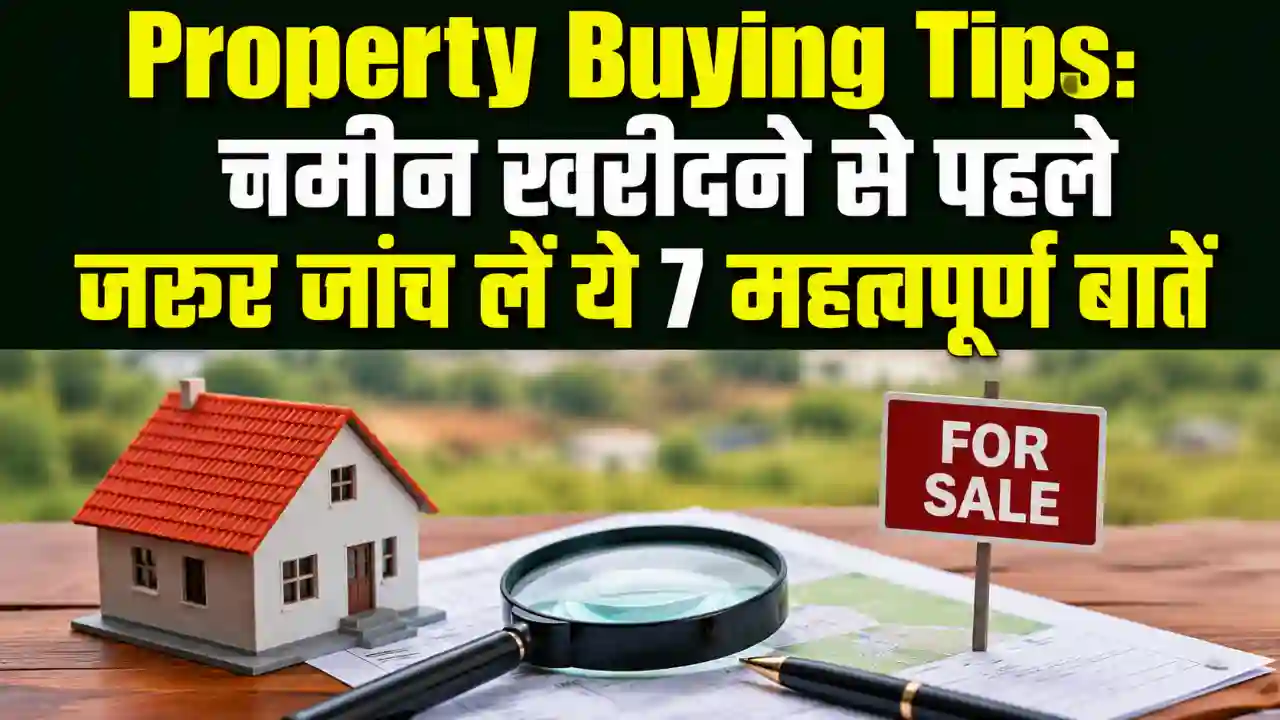 Home Page Property Buying Tips: जमीन खरीदने से पहले जरूर जांच लें ये 7 महत्वपूर्ण बातें