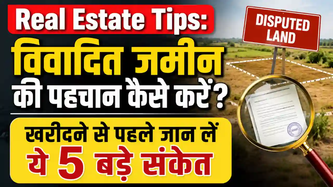 Home Page Real Estate Tips: विवादित जमीन की पहचान कैसे करें? खरीदने से पहले जान लें ये 5 बड़े संकेत