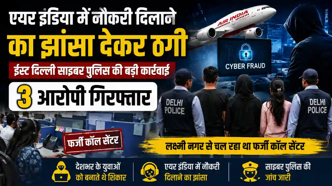Air India Job Fraud: 3 आरोपी गिरफ्तार
