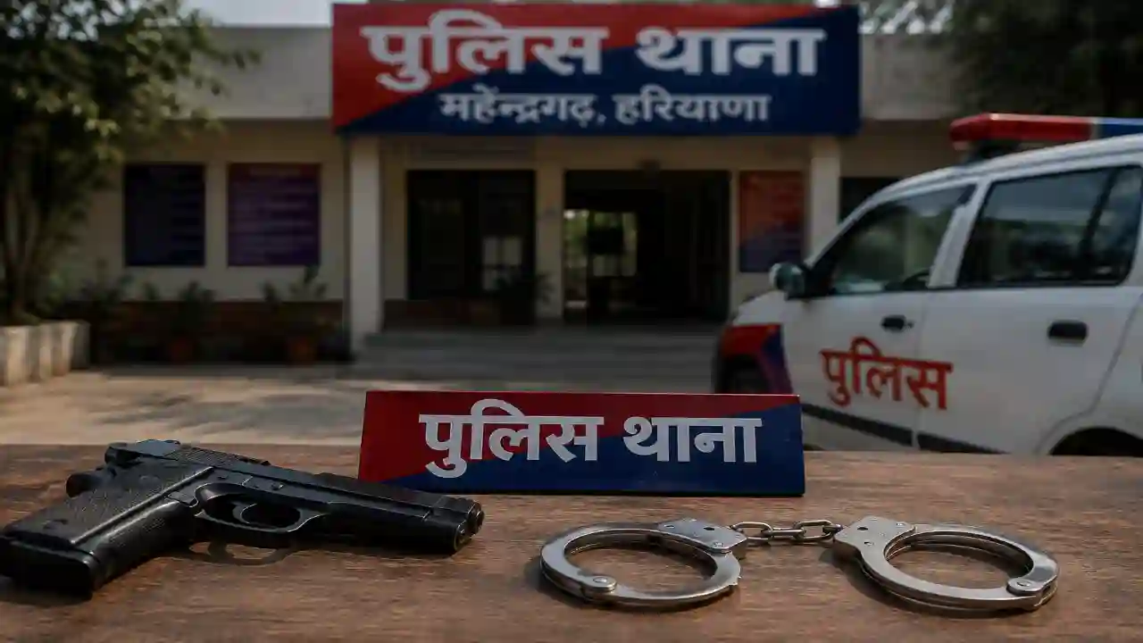 मां की हत्या का बदला लेने के बाद थाने पहुंचा 19 वर्षीय युवक: Mahendragarh Crime News