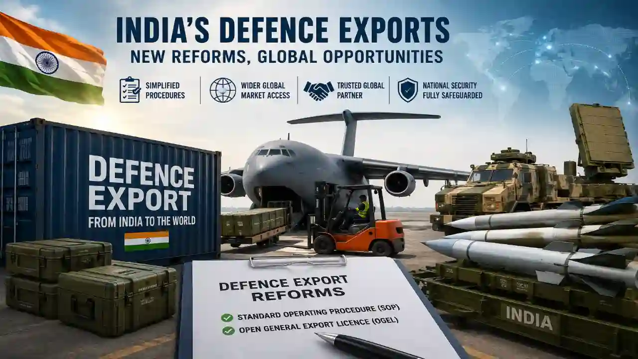 Home Page Defence Export Rules में बड़ा बदलाव, भारतीय कंपनियों के लिए Global Market का रास्ता आसान